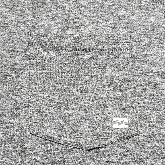 Billabong Polo Shirt Mens XL Gray Short Sleeve Pocket Casual Surf Skate XL Tee - Picture 3 of 8